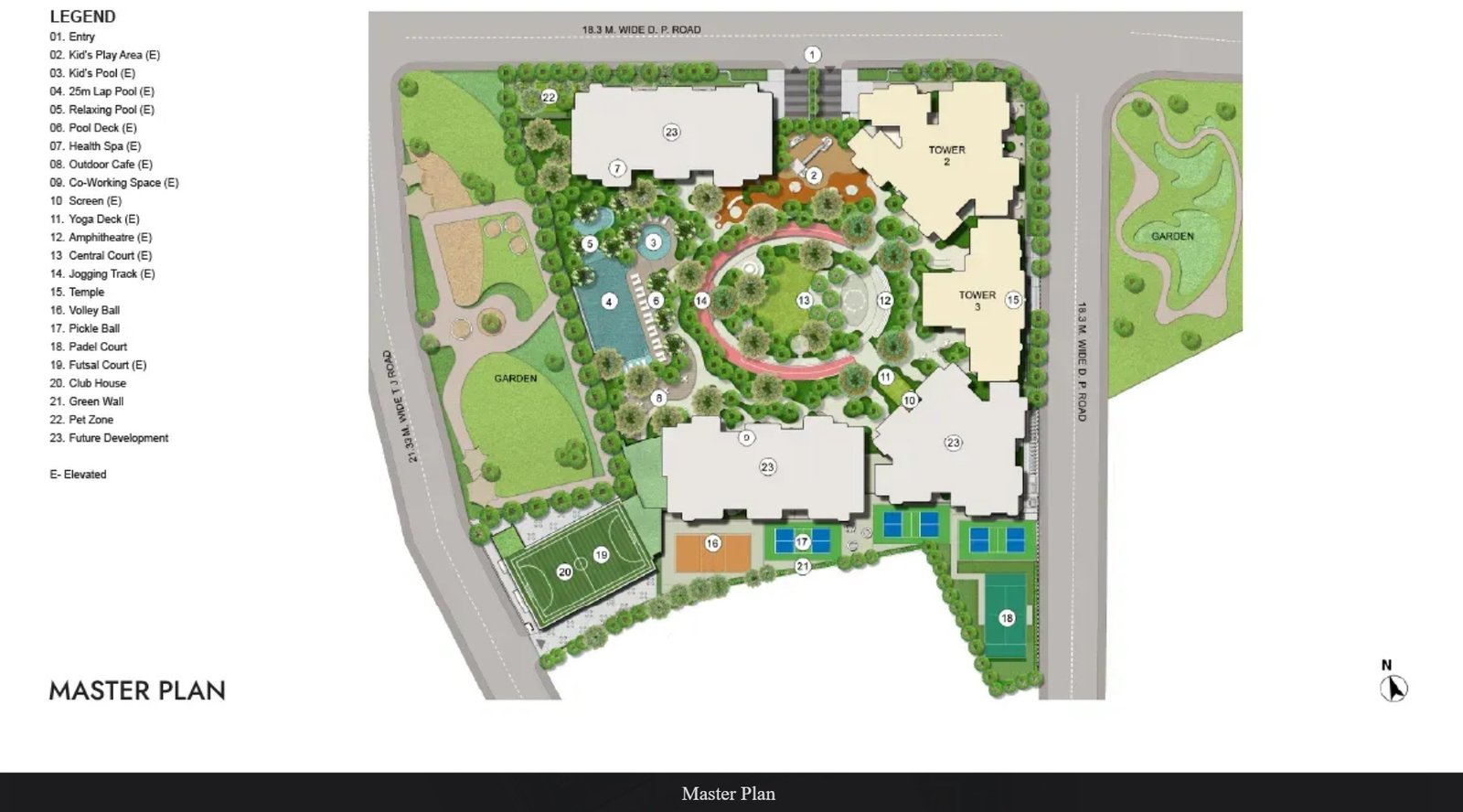 Lodha Aureus Master Plan - 5 Acre Waterfront Development